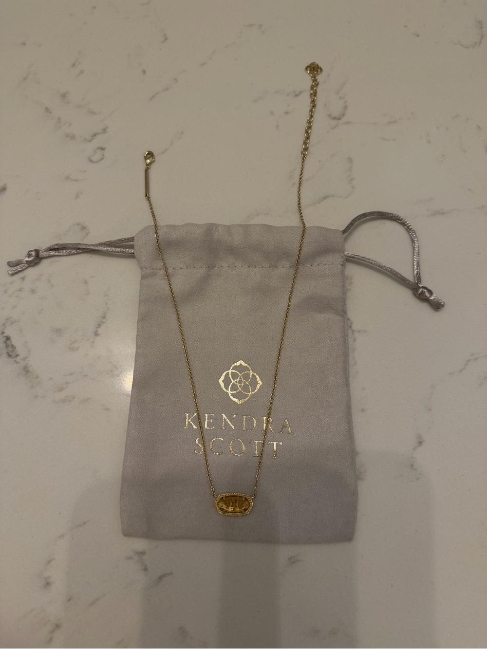 Kendra Scott Gold Elisa Pendant Necklace - Gold